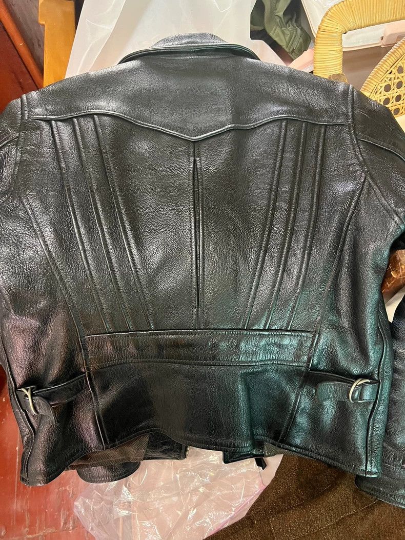 Freewheelers Freewheelers Skull Horse Black Leather Jacket- DMC Size US S / EU 44-46 / 1 - 6 Thumbnail