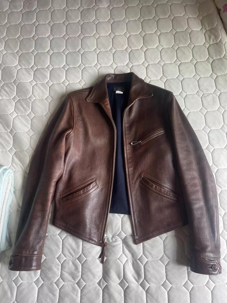 Freewheelers Vintage Goat Leather Jacket from 1930s- DMC Size US M / EU 48-50 / 2 - 2 Thumbnail