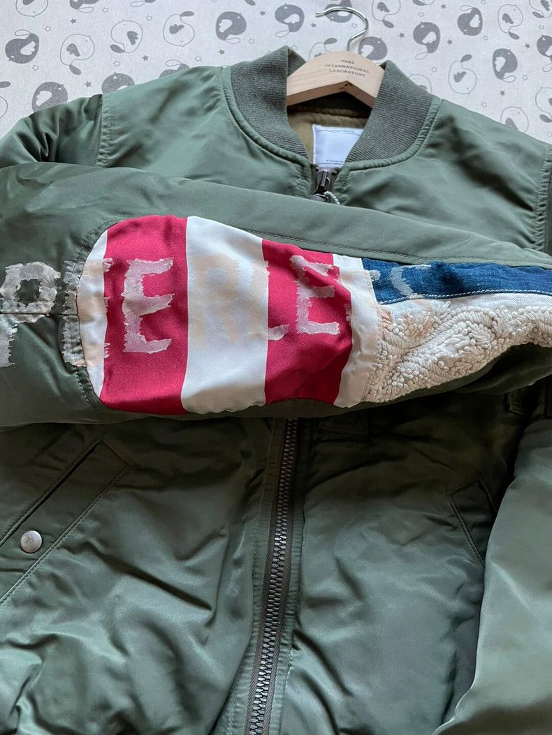 Visvim Visvim Thorson MA-1 Jacket in Olive Green- DMC Size US L / EU 52-54 / 3 - 2 Thumbnail