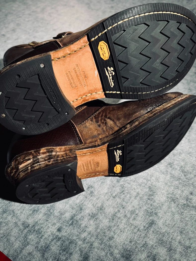 Visvim Visvim T.W.O Engineer Boots Leather 23SS- DMC Size US 10.5 / EU 43-44 - 7 Thumbnail