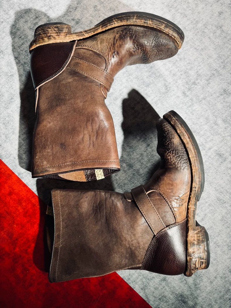 Visvim Visvim T.W.O Engineer Boots Leather 23SS- DMC Size US 10.5 / EU 43-44 - 3 Thumbnail