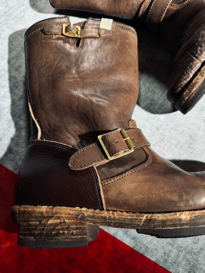 Visvim Visvim T.W.O Engineer Boots Leather 23SS- DMC Size US 10.5 / EU 43-44 - 2 Thumbnail