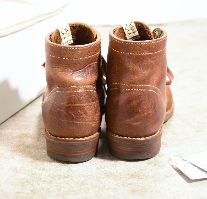 Visvim Visvim Brigadier Boots Folk Leather Shoes- DMC Size US 10.5 / EU 43-44 - 6 Thumbnail