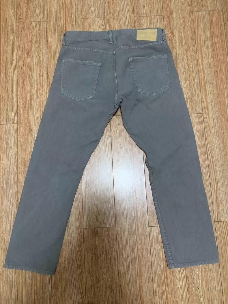 Visvim Visvim Fluxus Grey Distressed Denim Pants- DMC Size US 34 / EU 50 - 2 Thumbnail