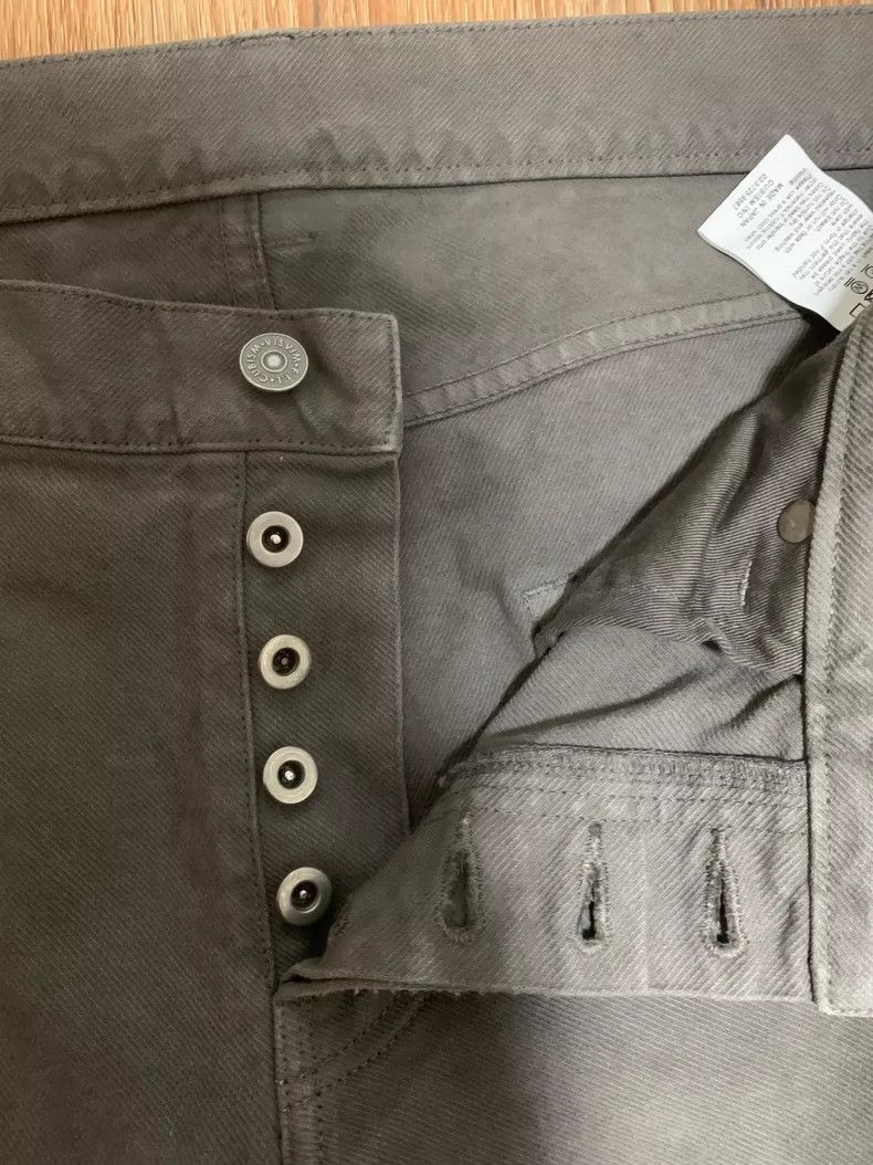 Visvim Visvim Fluxus Grey Distressed Denim Pants- DMC Size US 34 / EU 50 - 4 Thumbnail