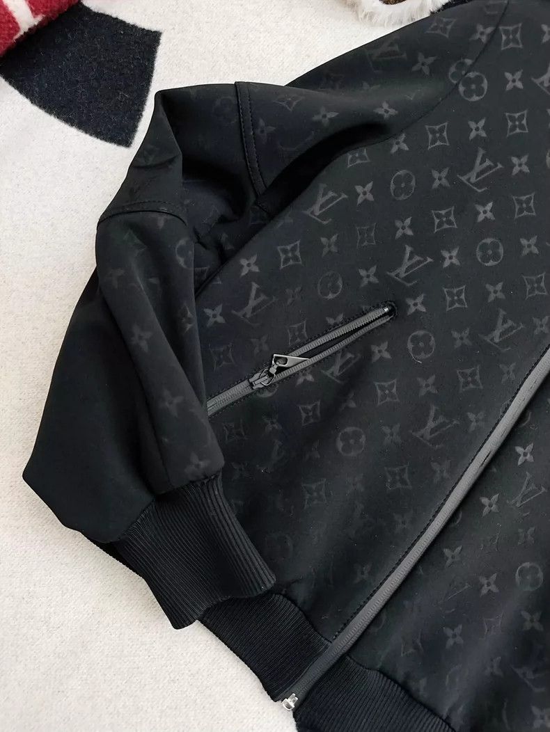 Louis Vuitton Louis Vuitton Black Logo Long Sleeve Jacket- DMC Size US S / EU 44-46 / 1 - 3 Thumbnail