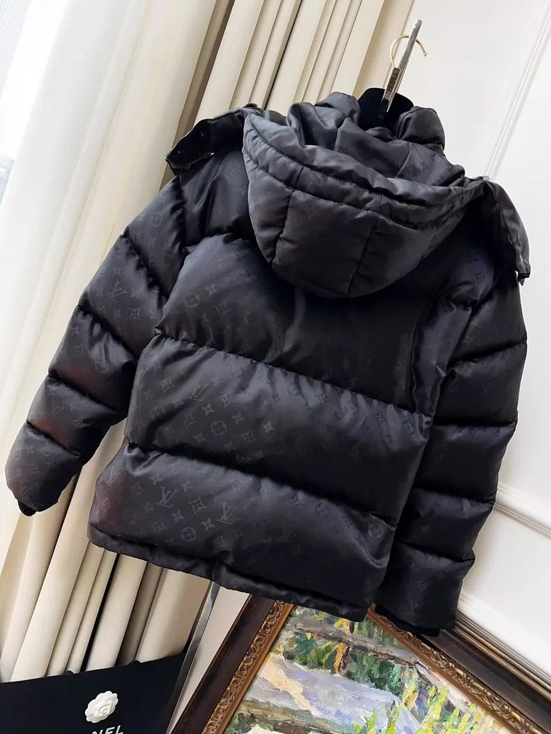 Louis Vuitton Louis Vuitton Black Puffer Jacket with Hood- DMC Size US M / EU 48-50 / 2 - 2 Thumbnail