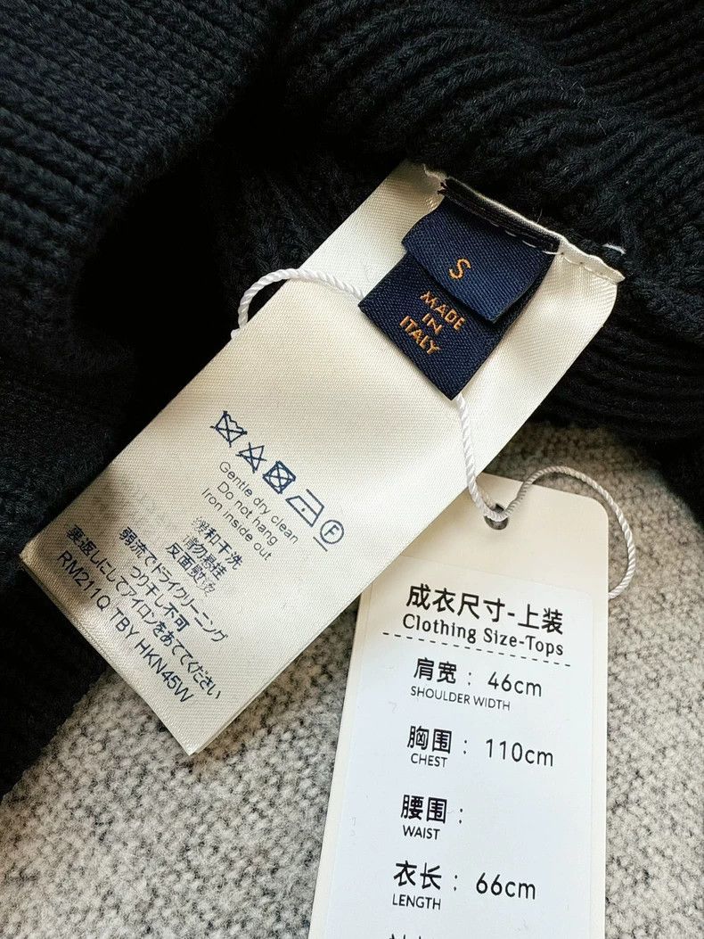 Louis Vuitton Louis Vuitton Nigo Collaboration Black Sweater- DMC Size US S / EU 44-46 / 1 - 5 Thumbnail