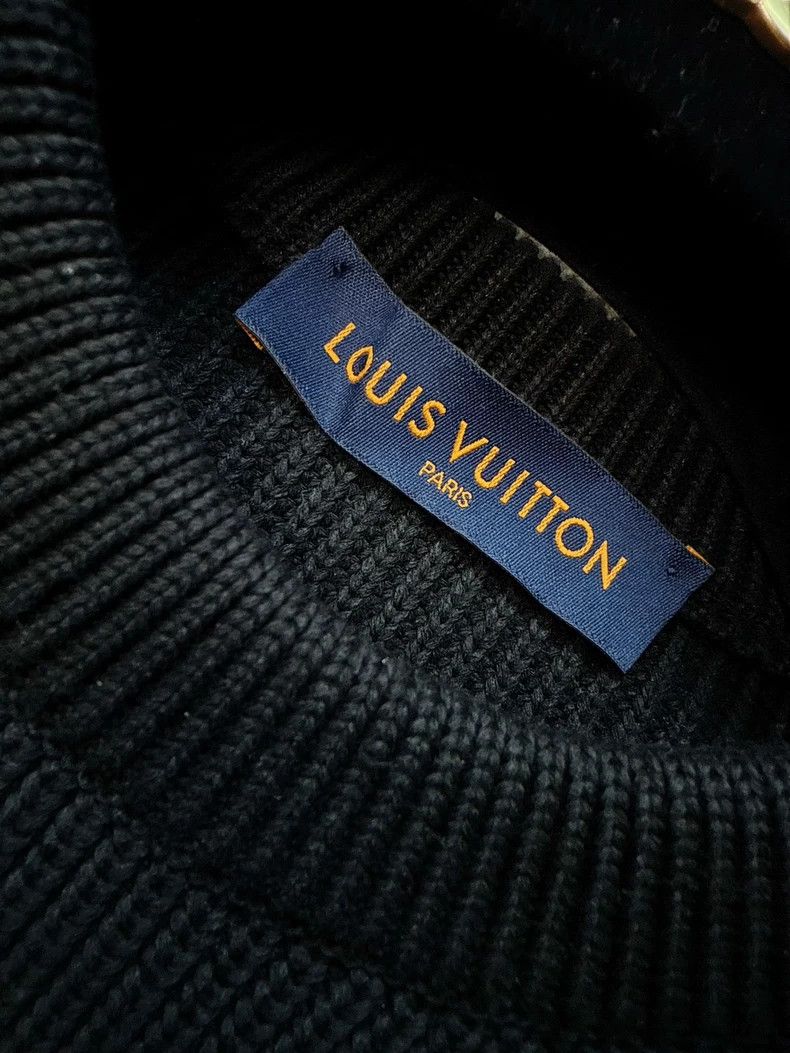 Louis Vuitton Louis Vuitton Nigo Collaboration Black Sweater- DMC Size US S / EU 44-46 / 1 - 4 Thumbnail