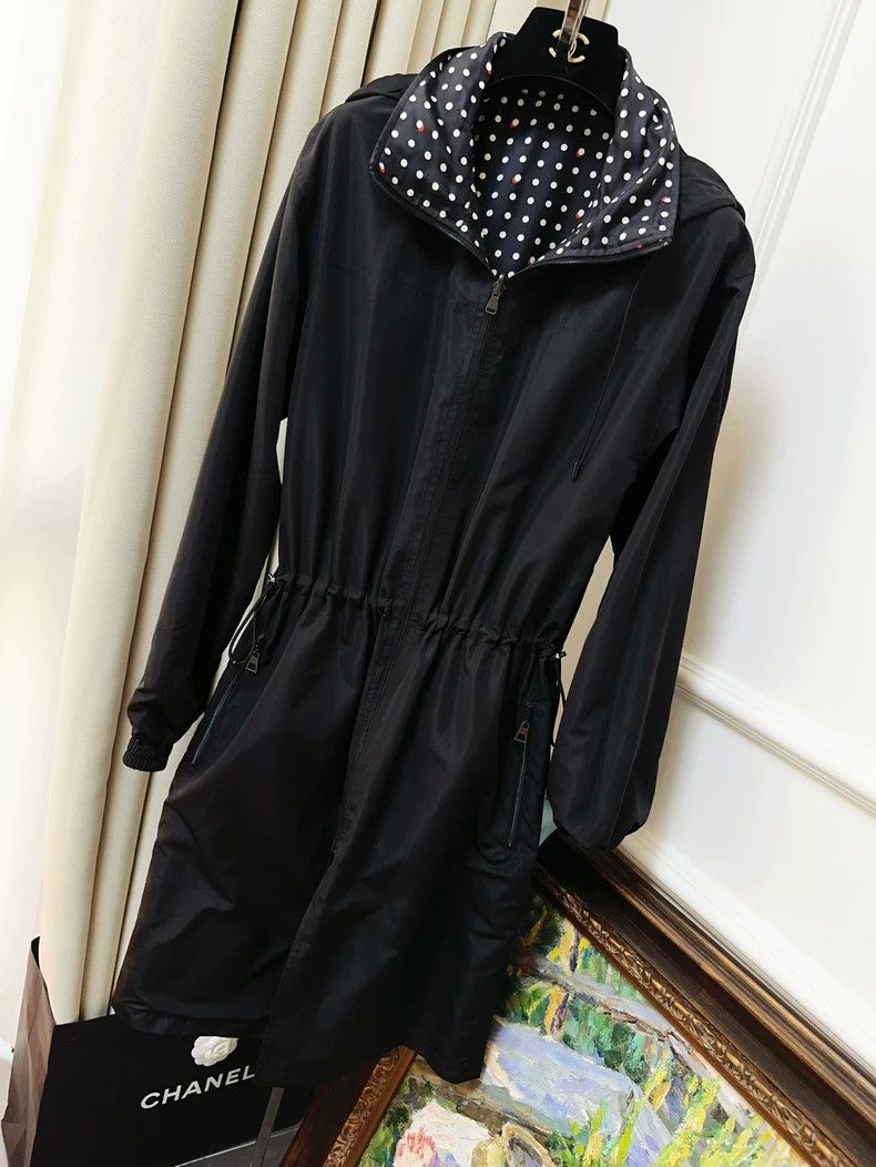 Louis Vuitton Black Polka Dot Reversible Hooded Jacket- DMC Size US S / EU 44-46 / 1 - 3 Thumbnail