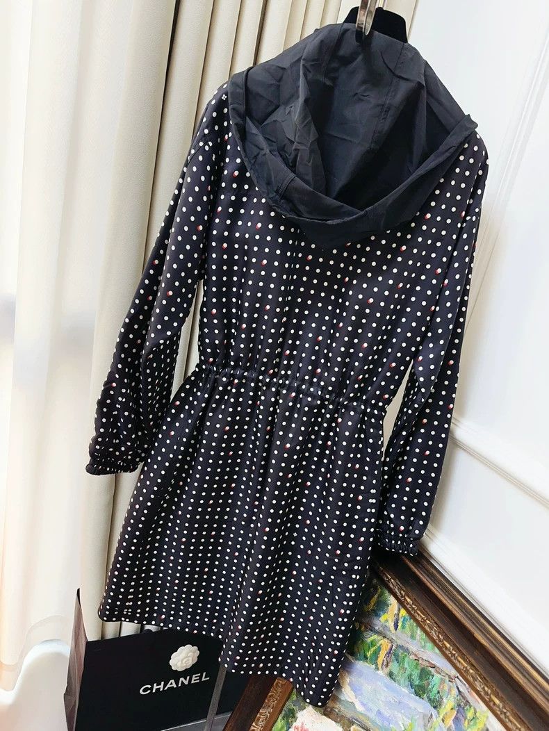 Louis Vuitton Black Polka Dot Reversible Hooded Jacket- DMC Size US S / EU 44-46 / 1 - 2 Thumbnail