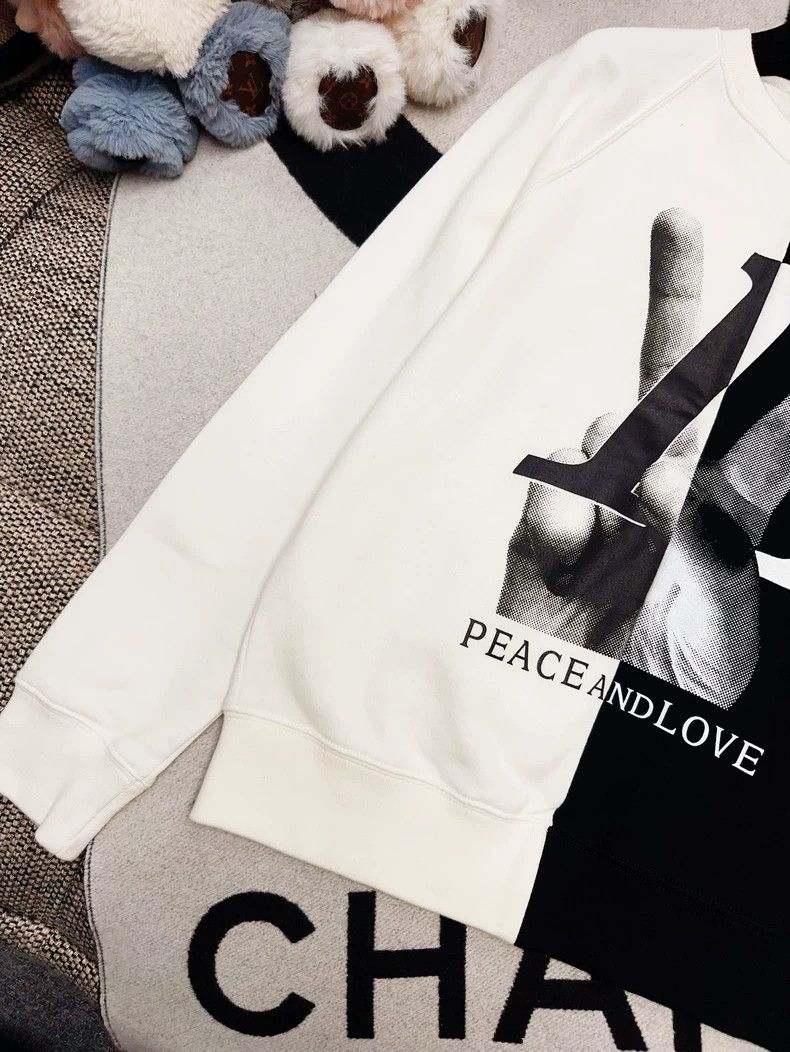 Louis Vuitton Louis Vuitton Black and White Sweatshirt- DMC Size US S / EU 44-46 / 1 - 5 Thumbnail