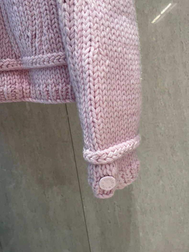 Louis Vuitton Lavender Knit Sweater Jacket by Louis Vuitton- DMC Size US XS / EU 42 / 0 - 3 Thumbnail