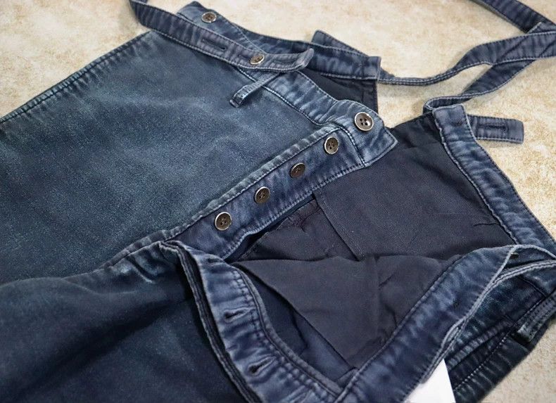 Visvim Travailler Braces Pants in Dark Indigo- DMC