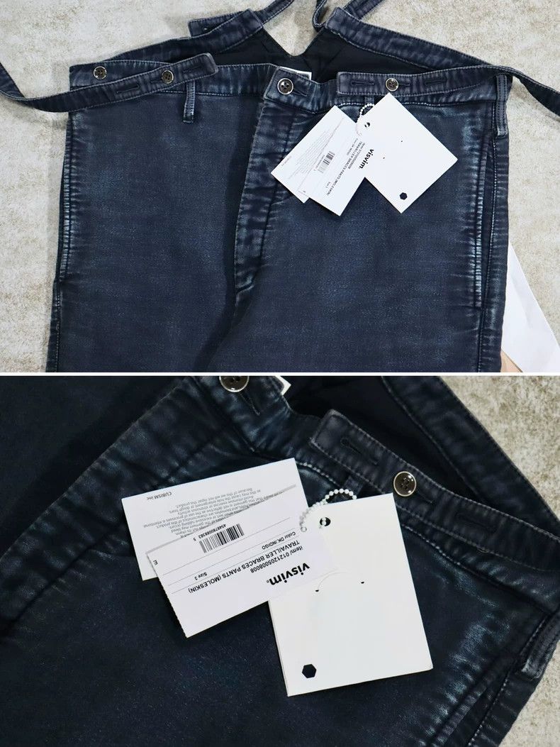 Visvim Visvim Travailler Braces Pants in Dark Indigo- DMC Size US 34 / EU 50 - 3 Thumbnail