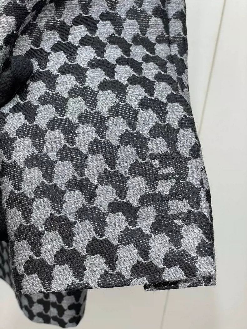 Louis Vuitton LV Black Gray Suit Jacket- DMC Size US M / EU 48-50 / 2 - 4 Thumbnail