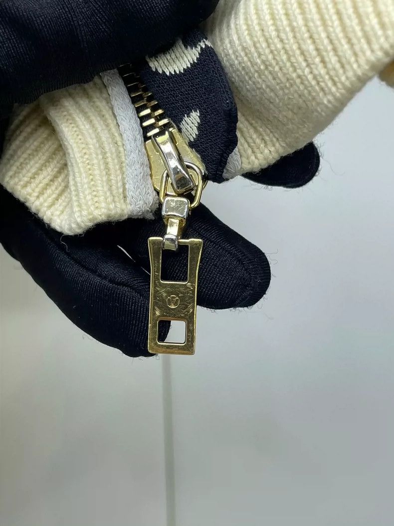 Louis Vuitton LV Yellow Knit Sweater with Zipper Detail- DMC Size US M / EU 48-50 / 2 - 8 Thumbnail