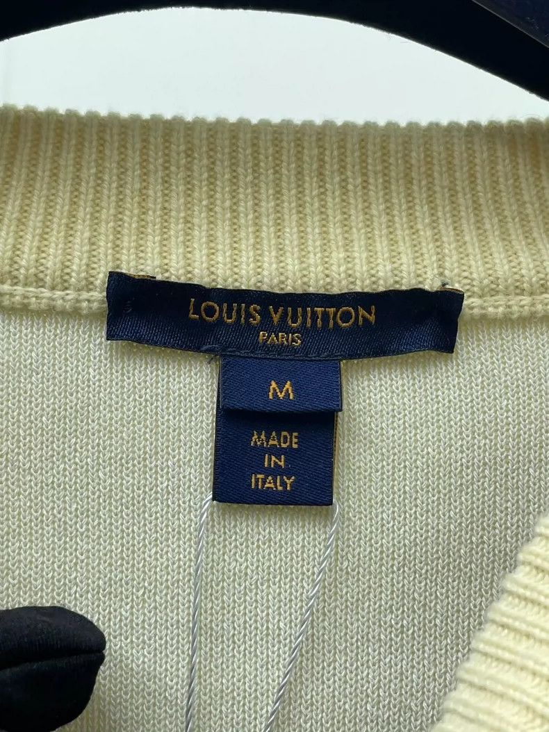Louis Vuitton LV Yellow Knit Sweater with Zipper Detail- DMC Size US M / EU 48-50 / 2 - 4 Thumbnail