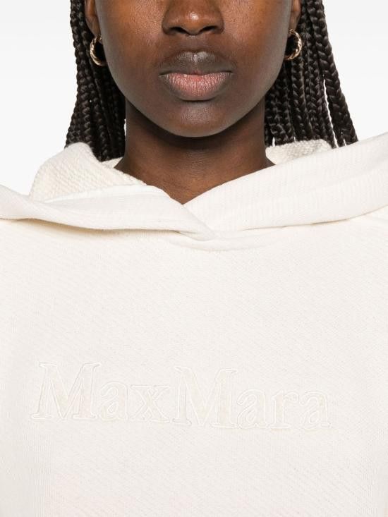 Max Mara MAX MARA Women Hoodies 2511921018600 GARY001 White Size S / US 4 / IT 40 - 5 Thumbnail