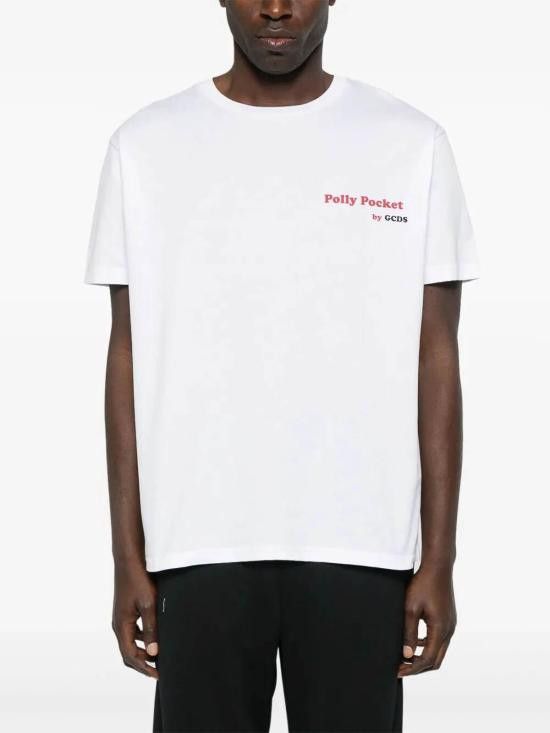 GCDS GCDS Men T-Shirts B1MM2305JH9 10 White Size US M / EU 48-50 / 2 - 3 Thumbnail