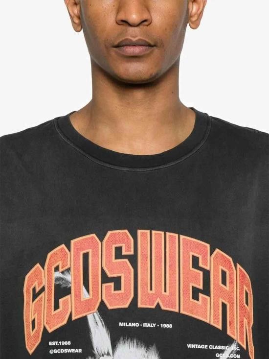 GCDS GCDS Men T-Shirts B1CM2321JH8 99 Black Size US XL / EU 56 / 4 - 4 Thumbnail