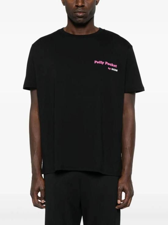 GCDS GCDS Men T-Shirts B1MM2305JH9 99 Black Size US L / EU 52-54 / 3 - 3 Thumbnail