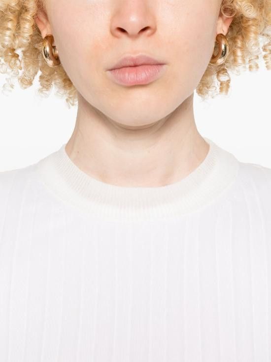 Sportmax SPORTMAX Women Sweater 2512381033600 ACINO1234001 White Size M / US 6-8 / IT 42-44 - 4 Thumbnail