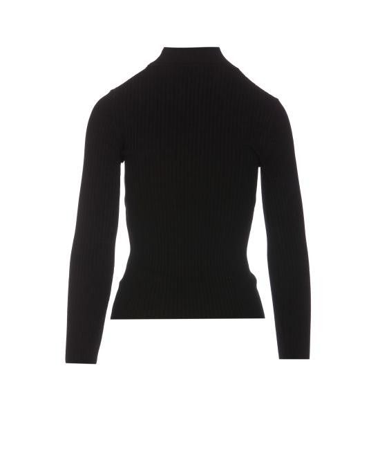 Courreges COURREGES Women Sweater PERMPU022FI0001 9999 Black Size S / US 4 / IT 40 - 2 Thumbnail