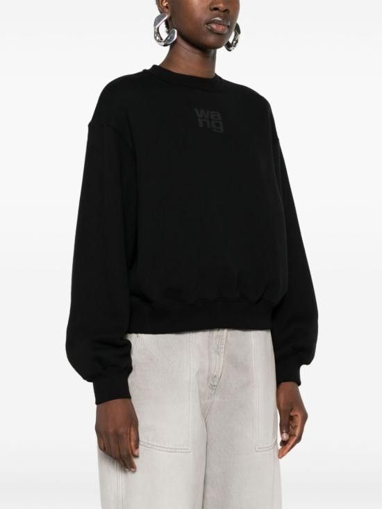 Alexander Wang ALEXANDER WANG Women Hoodies 4CC3241508 001 Black Size S / US 4 / IT 40 - 2 Thumbnail