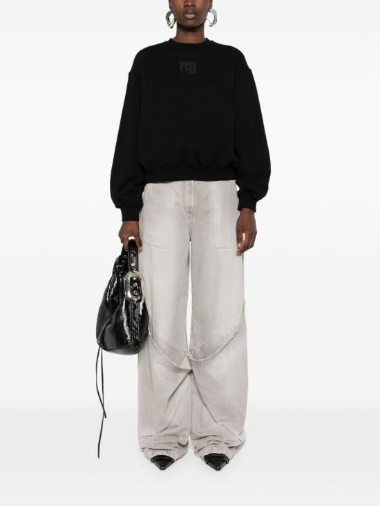 Alexander Wang ALEXANDER WANG Women Hoodies 4CC3241508 001 Black Size XS / US 0-2 / IT 36-38 - 6 Thumbnail