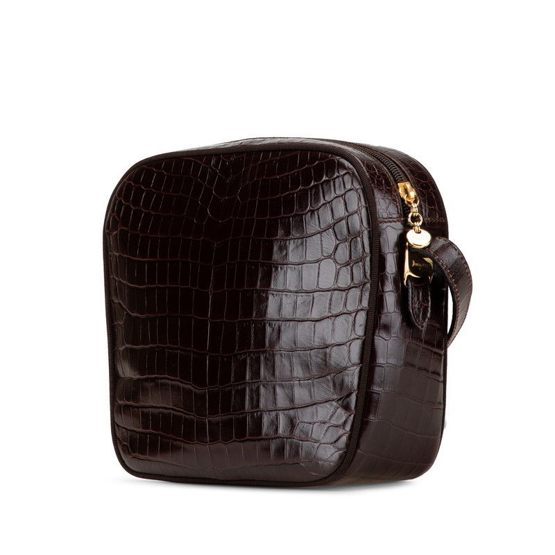 Salvatore Ferragamo Salvatore Ferragamo Salvatore Ferragamo Embossed Leather Vara Shoulder Bag Leather Crossbody Bag Size ONE SIZE - 2 Thumbnail