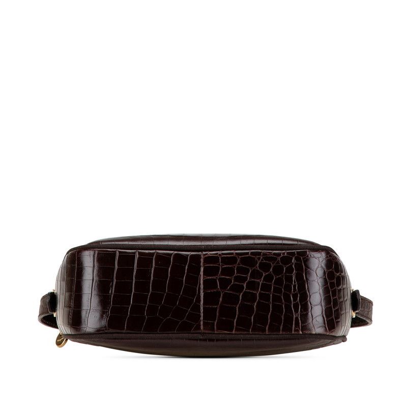 Salvatore Ferragamo Salvatore Ferragamo Salvatore Ferragamo Embossed Leather Vara Shoulder Bag Leather Crossbody Bag Size ONE SIZE - 3 Thumbnail