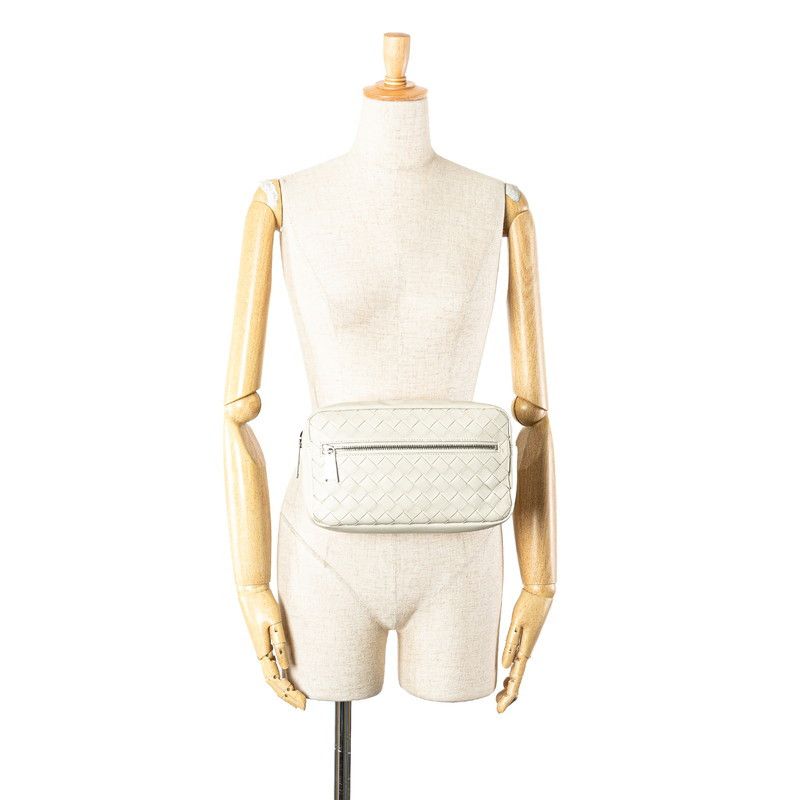 Bottega Veneta Bottega Veneta Bottega Veneta Intrecciato Leather 2way Bag Leather Belt Bag 60106 DUTY FREE for USA Size ONE SIZE - 12 Thumbnail