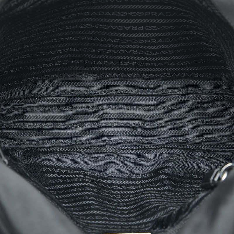 Prada Prada Prada Nylon Leather Logo Shoulder Bag Leather Shoulder Bag Size ONE SIZE - 7 Thumbnail