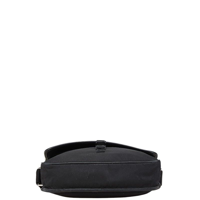 Prada Prada Prada Nylon Leather Logo Shoulder Bag Leather Shoulder Bag Size ONE SIZE - 3 Thumbnail