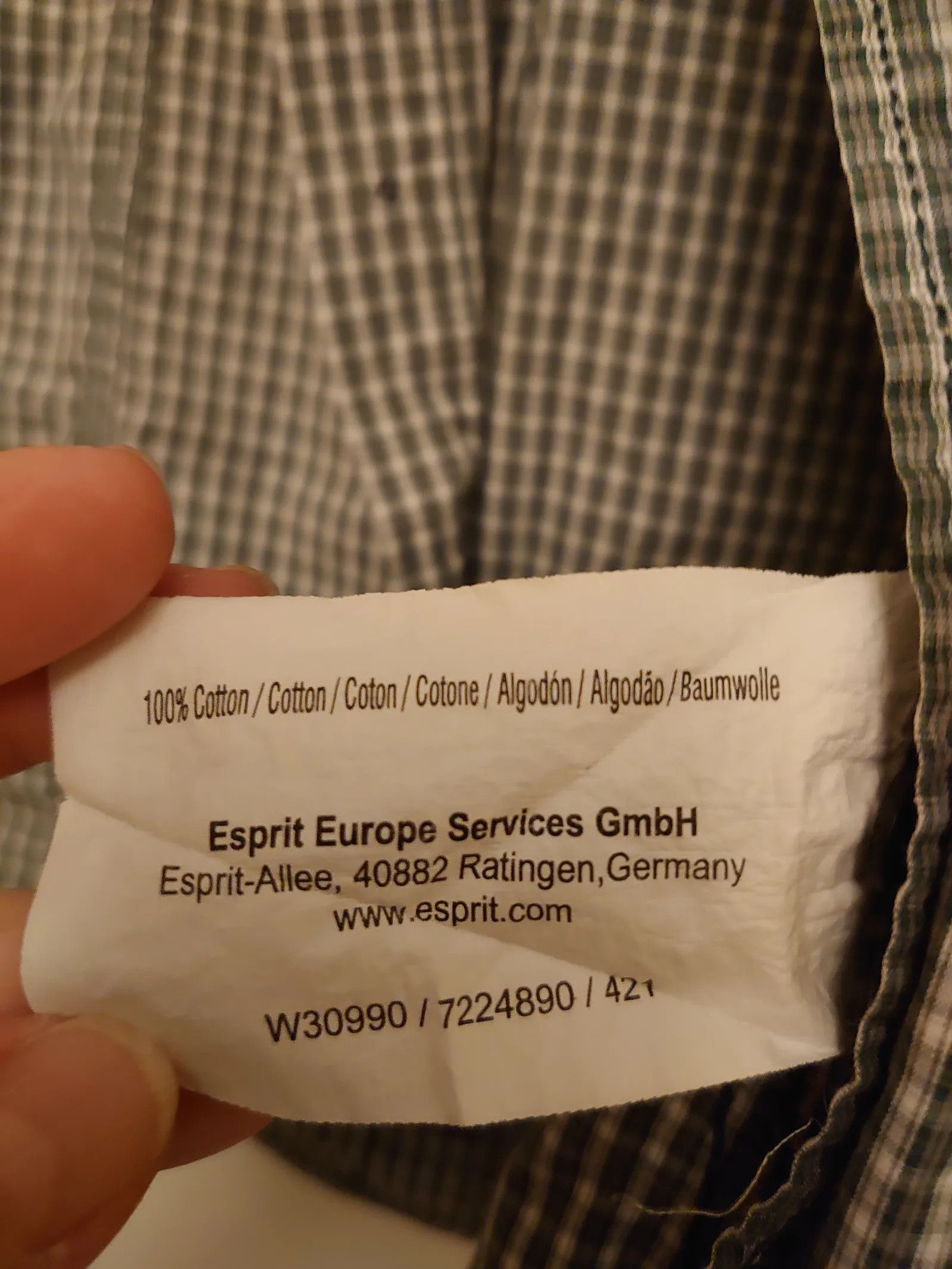 Esprit Esprit Esprit Shirt Size US XL / EU 56 / 4 - 3 Thumbnail