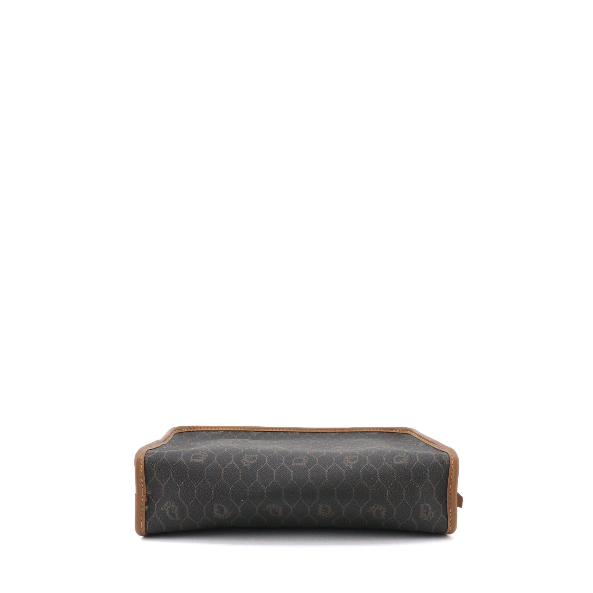 Dior DIOR - Dior pouch in vintage monogrammed honeycomb canvas Size ONE SIZE - 3 Thumbnail