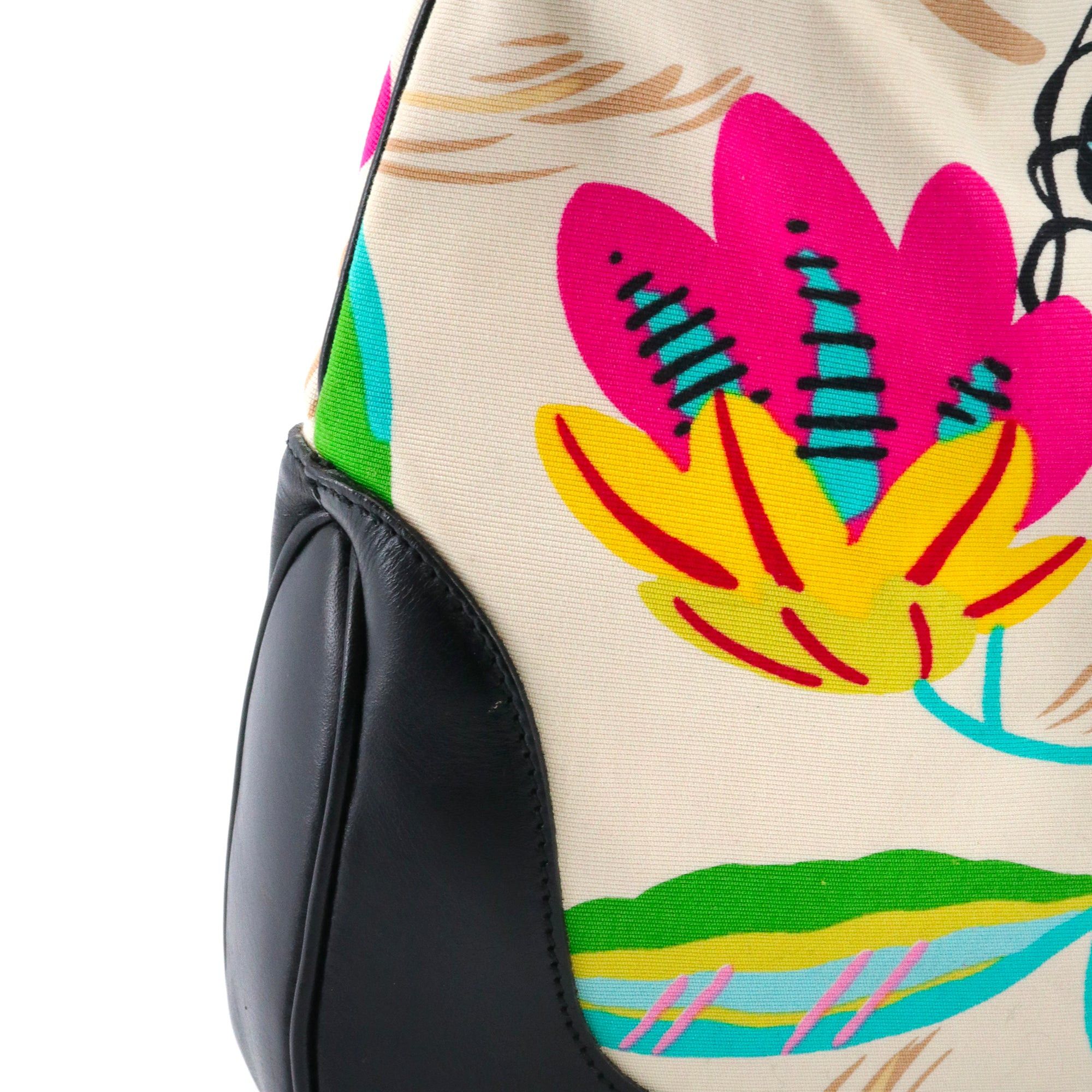 Gucci GUCCI - Gucci Jackie shoulder bag in multicolored floral canvas Size ONE SIZE - 6 Thumbnail