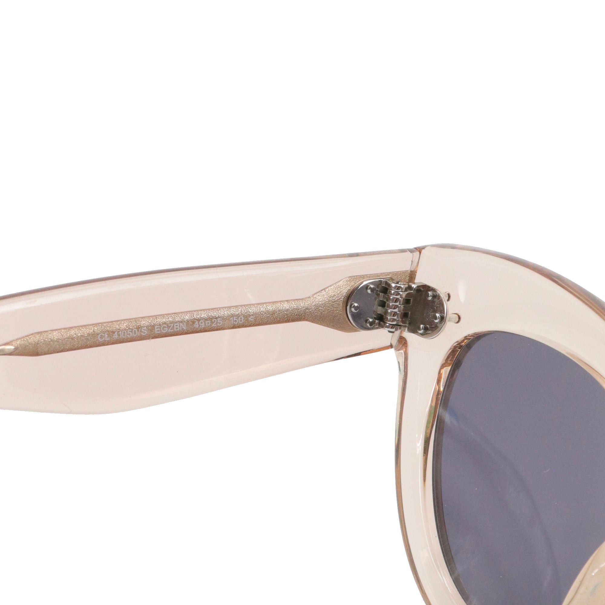 Celine CELINE - Marta Celine sunglasses in transparent bronze plastic Size ONE SIZE - 4 Thumbnail