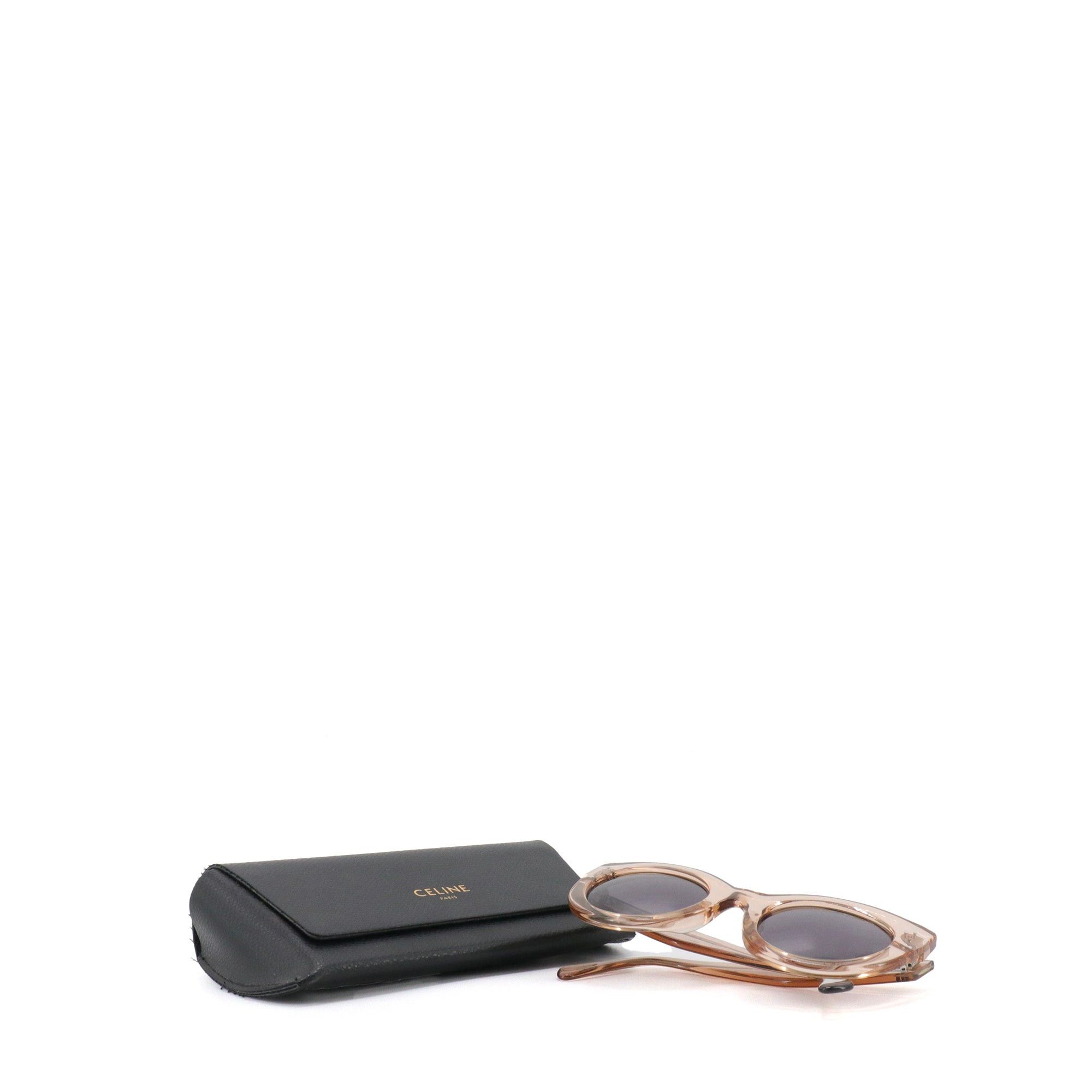 Celine CELINE - Marta Celine sunglasses in transparent bronze plastic Size ONE SIZE - 5 Thumbnail