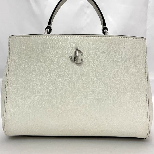 Jimmy Choo JIMMY CHOO Handbag White Leather Size ONE SIZE - 3 Thumbnail