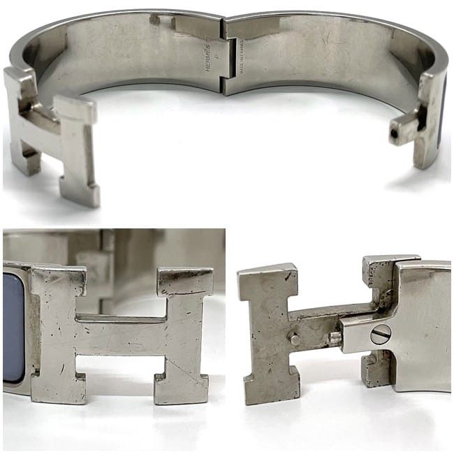Hermes HERMES Bracelet Silver Metal Size ONE SIZE - 3 Thumbnail