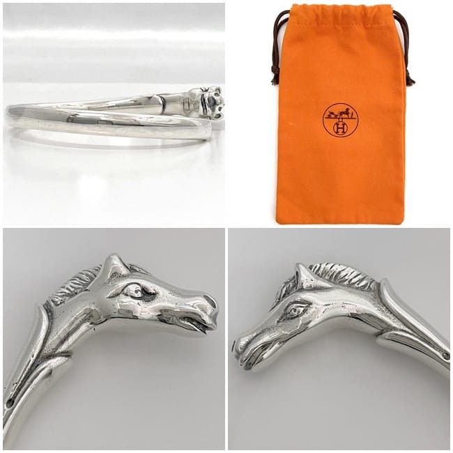 Hermes HERMES Bracelet Silver Metal Size ONE SIZE - 3 Thumbnail