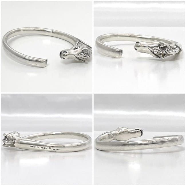 Hermes HERMES Bracelet Silver Metal Size ONE SIZE - 2 Thumbnail