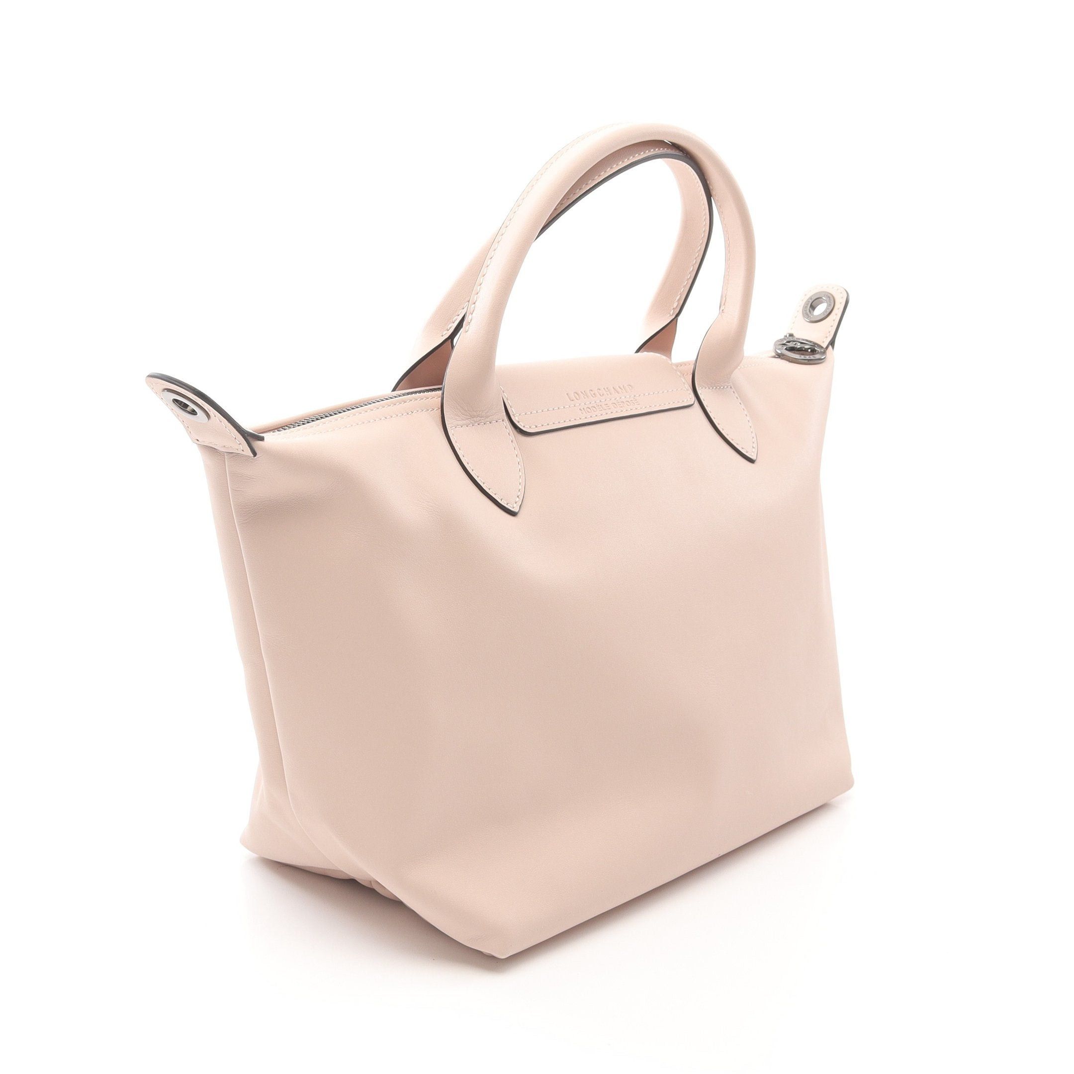 Longchamp Longchamp Le Preage Extra S Top Handle Bag Handbag Nylon Leather Light Pink Size ONE SIZE - 2 Thumbnail