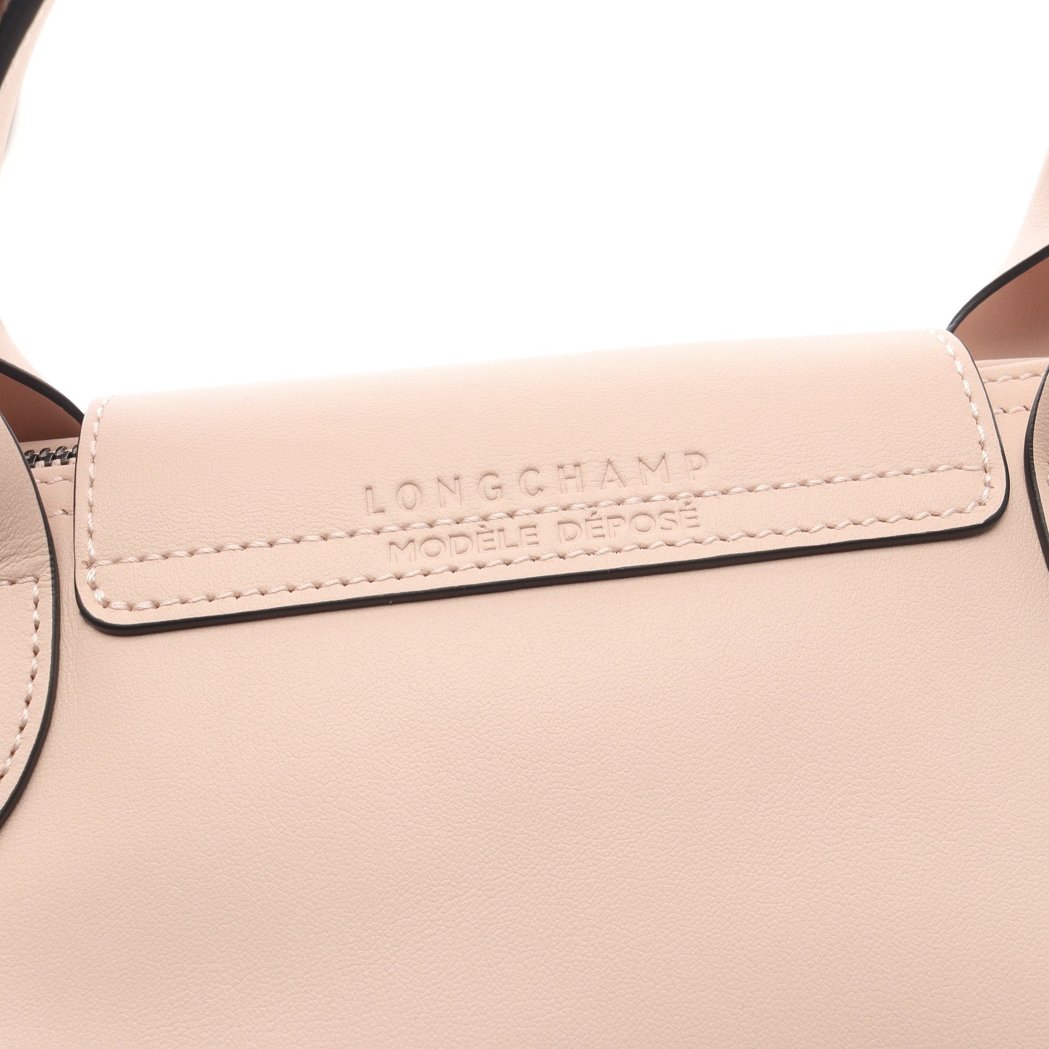 Longchamp Longchamp Le Preage Extra S Top Handle Bag Handbag Nylon Leather Light Pink Size ONE SIZE - 4 Thumbnail