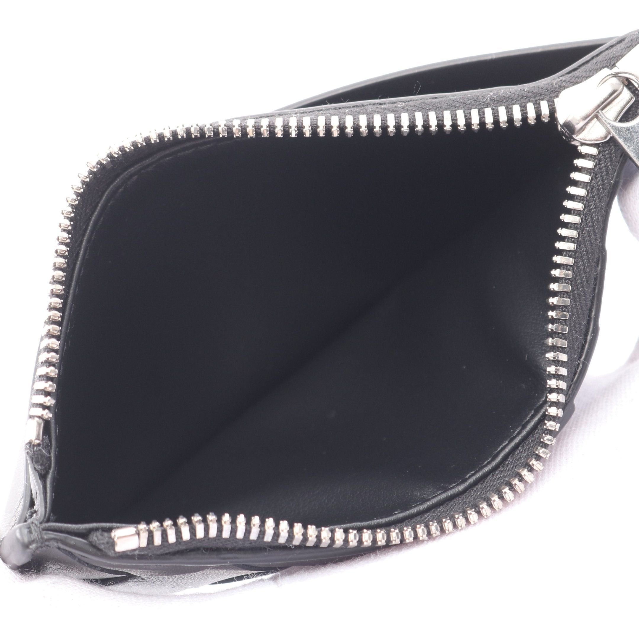Bottega Veneta Bottega Veneta Intrecciato Coin Purse Card Case Leather Black Size ONE SIZE - 3 Thumbnail