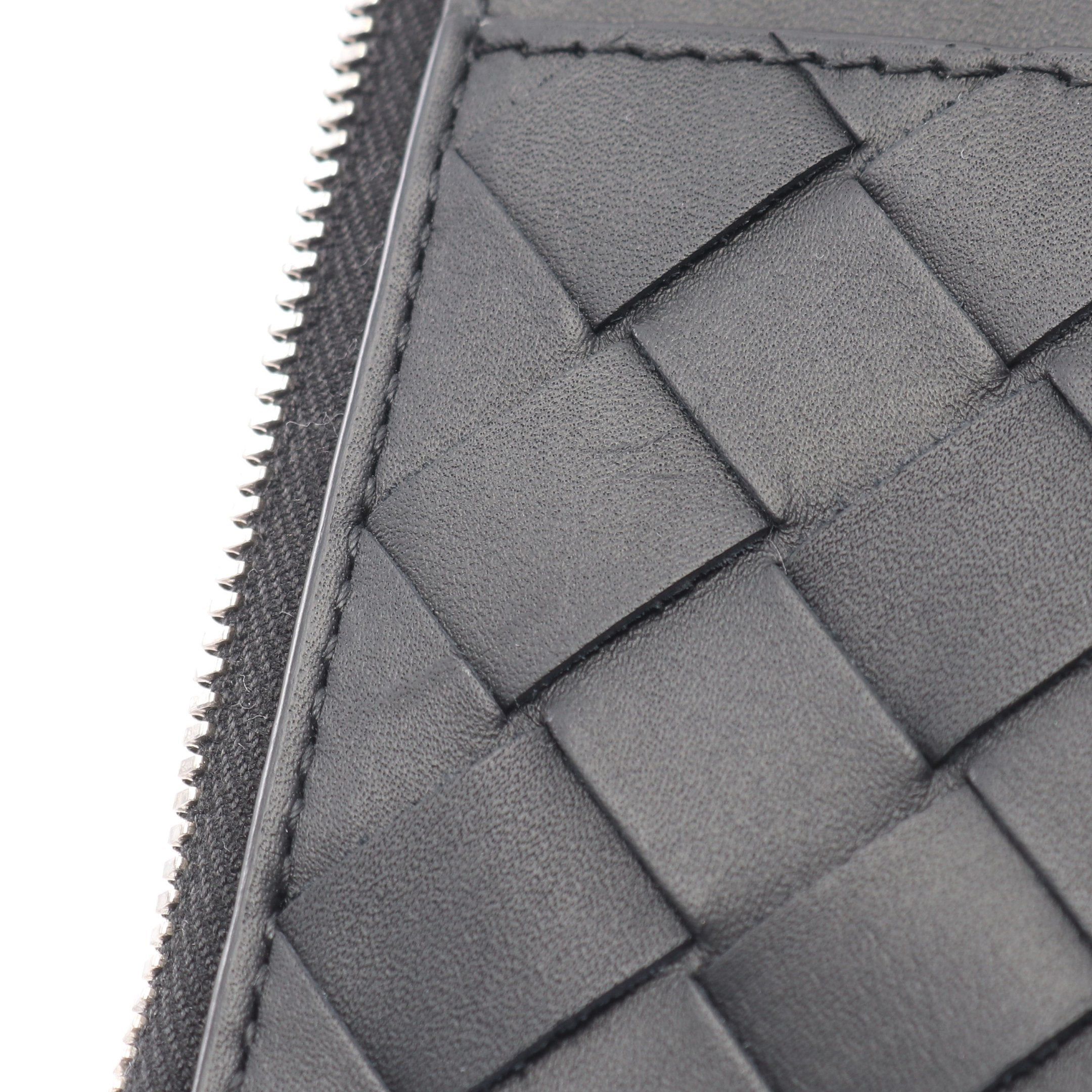 Bottega Veneta Bottega Veneta Intrecciato Coin Purse Card Case Leather Black Size ONE SIZE - 6 Thumbnail