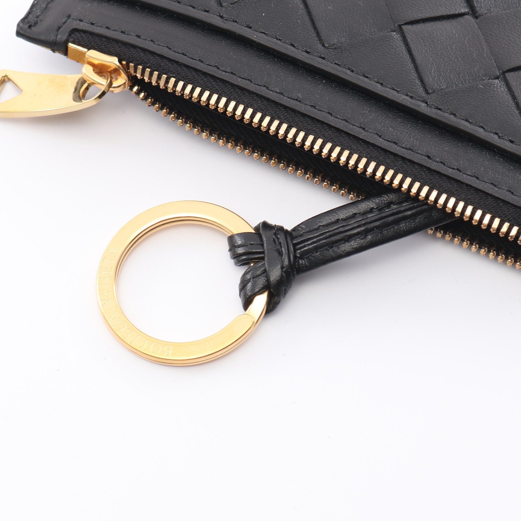 Bottega Veneta Bottega Veneta Intrecciato Coin Purse Leather Black Size ONE SIZE - 5 Thumbnail