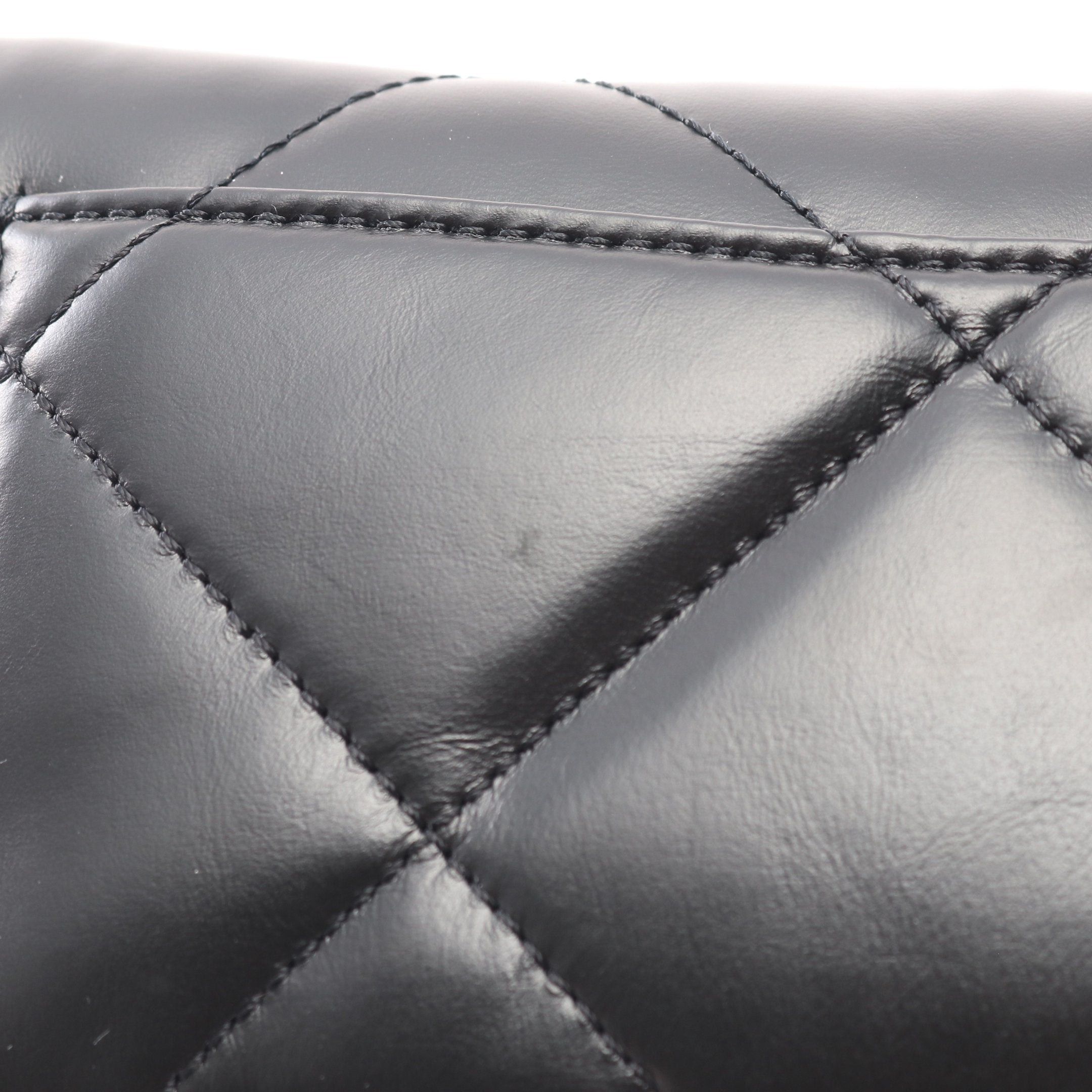 Tory Burch Tory Burch Kira Diamond Chain Shoulder Bag Leather Black Size ONE SIZE - 5 Thumbnail